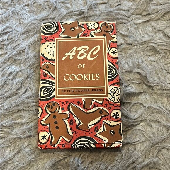 ABC of Cookies Vintage Cookbook - Red and Brown - Picture 1 of 4